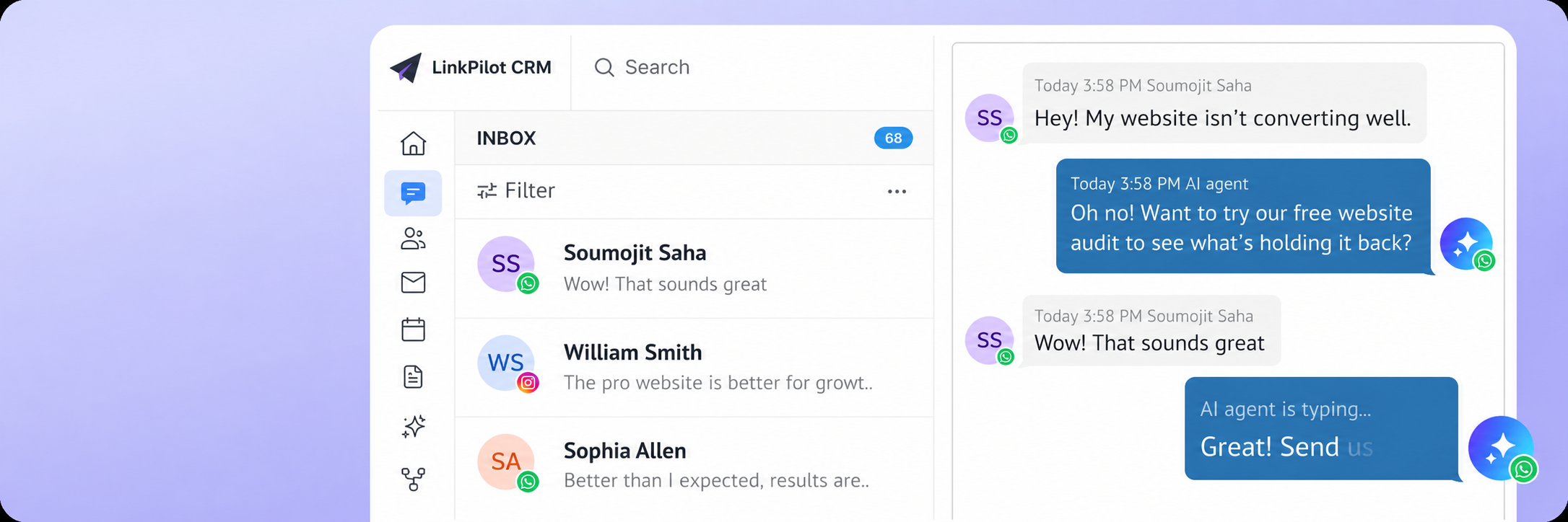 Shared Team Inbox & AI Chatbot